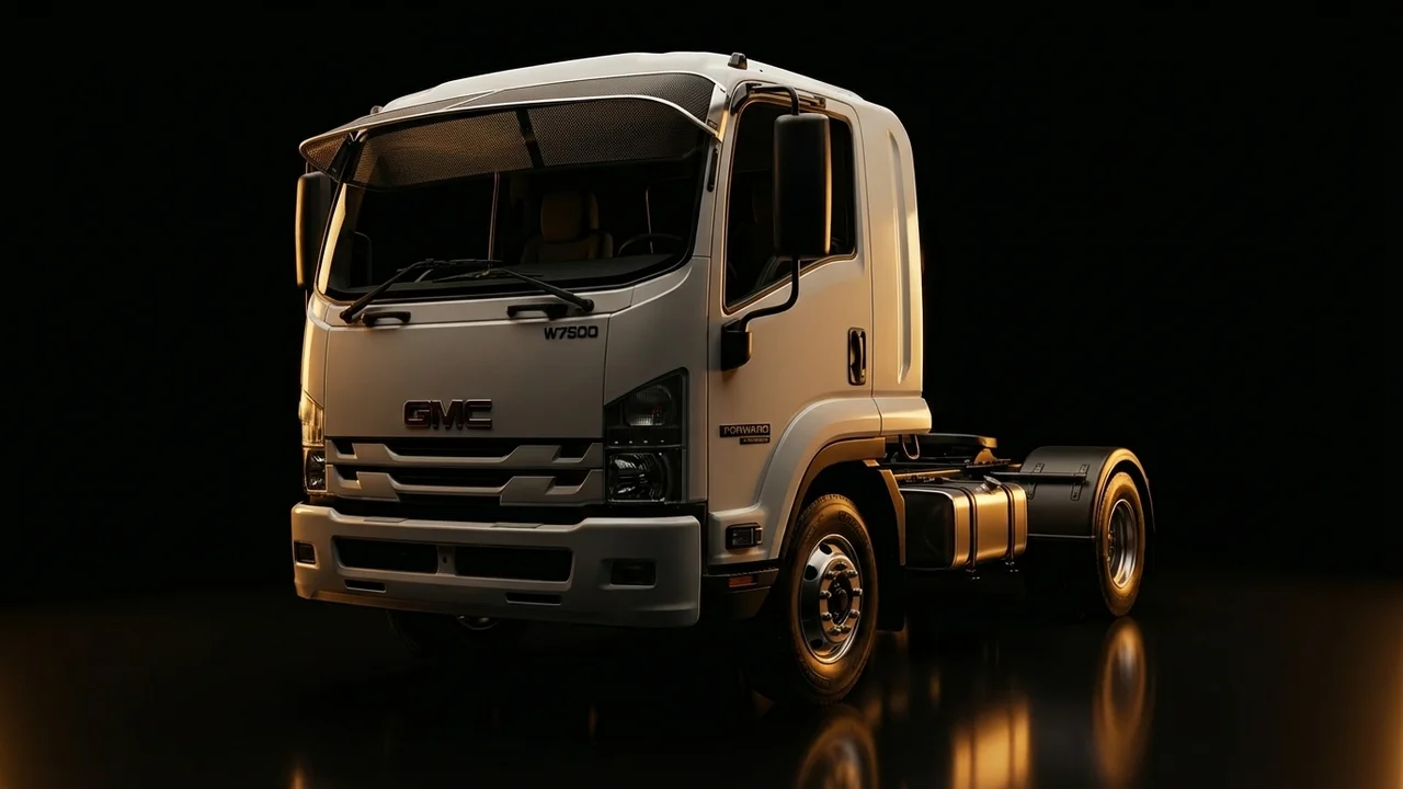 GMC W7500 Forward Car Windscreen Sunvisor - 1