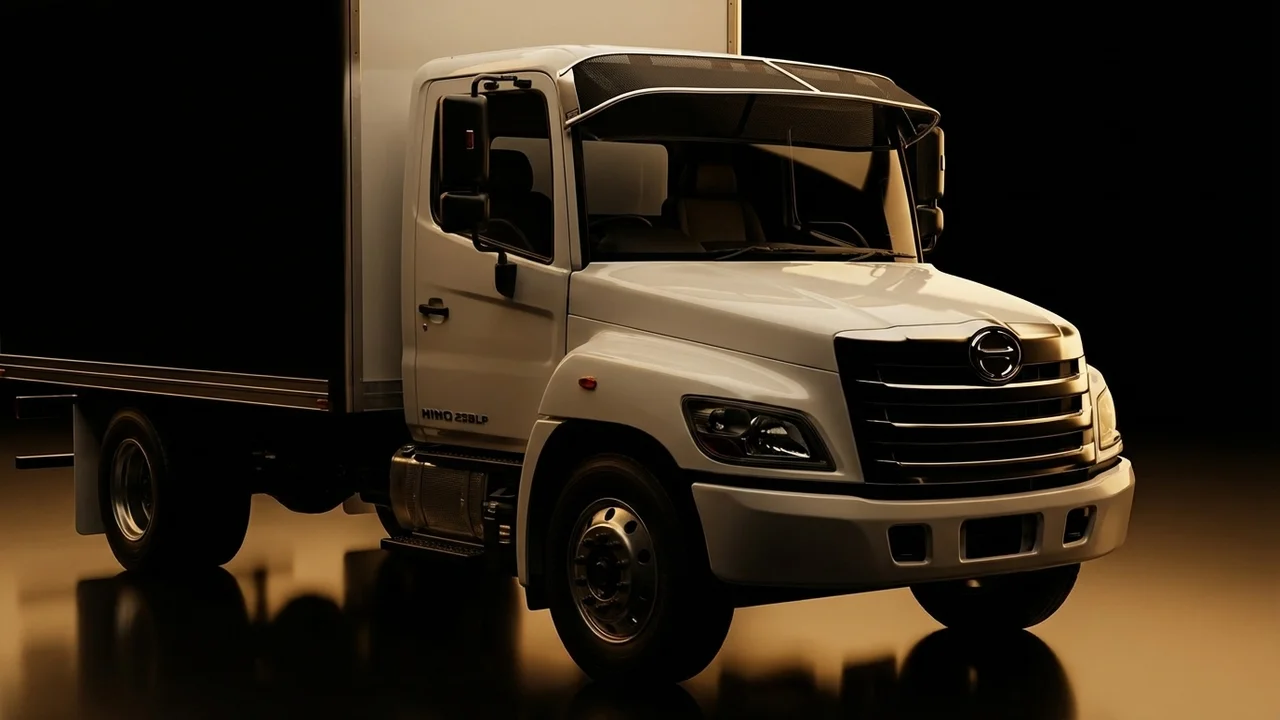 Hino 258LP Car Windscreen Sunvisor - 1