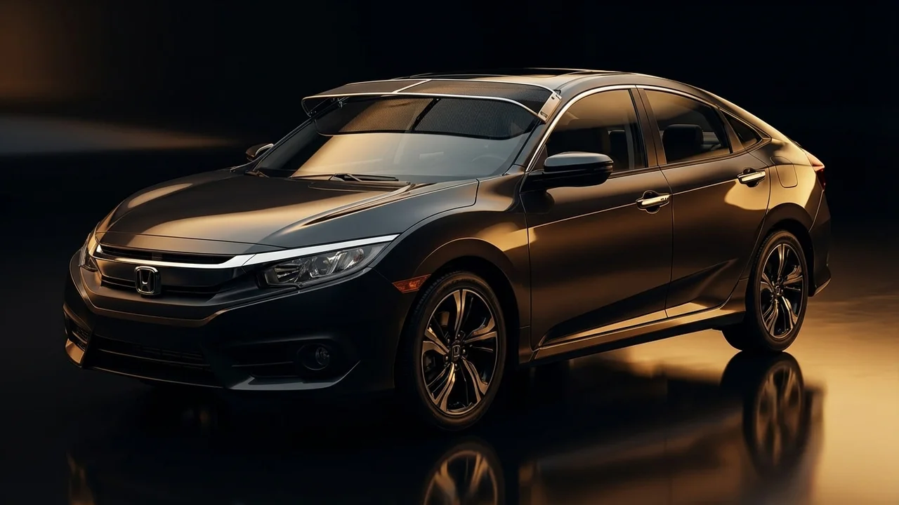 Honda Civic Car Windscreen Sunvisor - 1