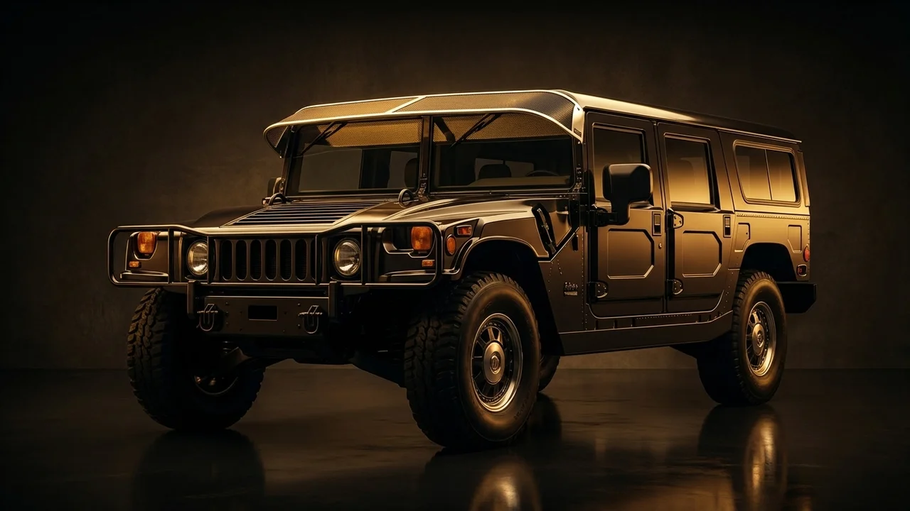 Hummer H1 Car Windscreen Sunvisor - 1