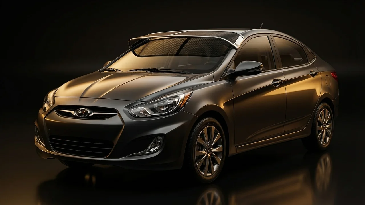 Hyundai Accent Car Windscreen Sunvisor - 1