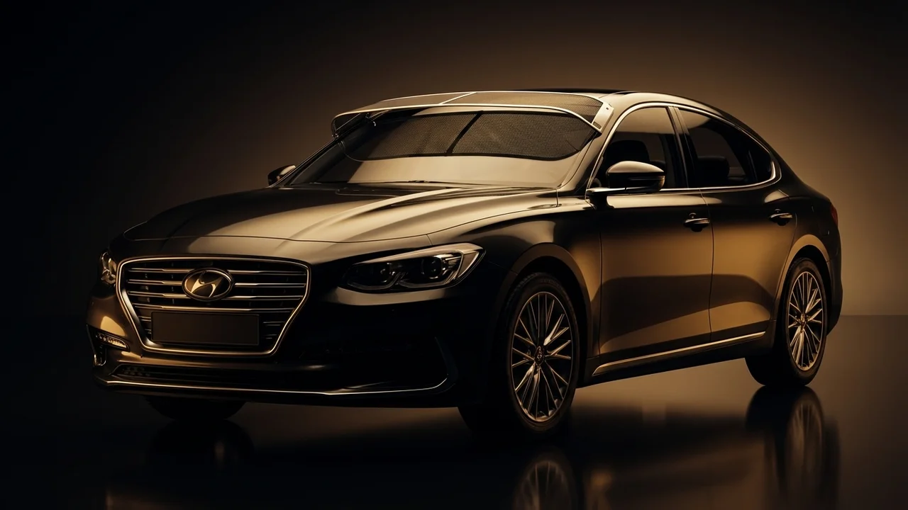 Hyundai Azera Car Windscreen Sunvisor - 1