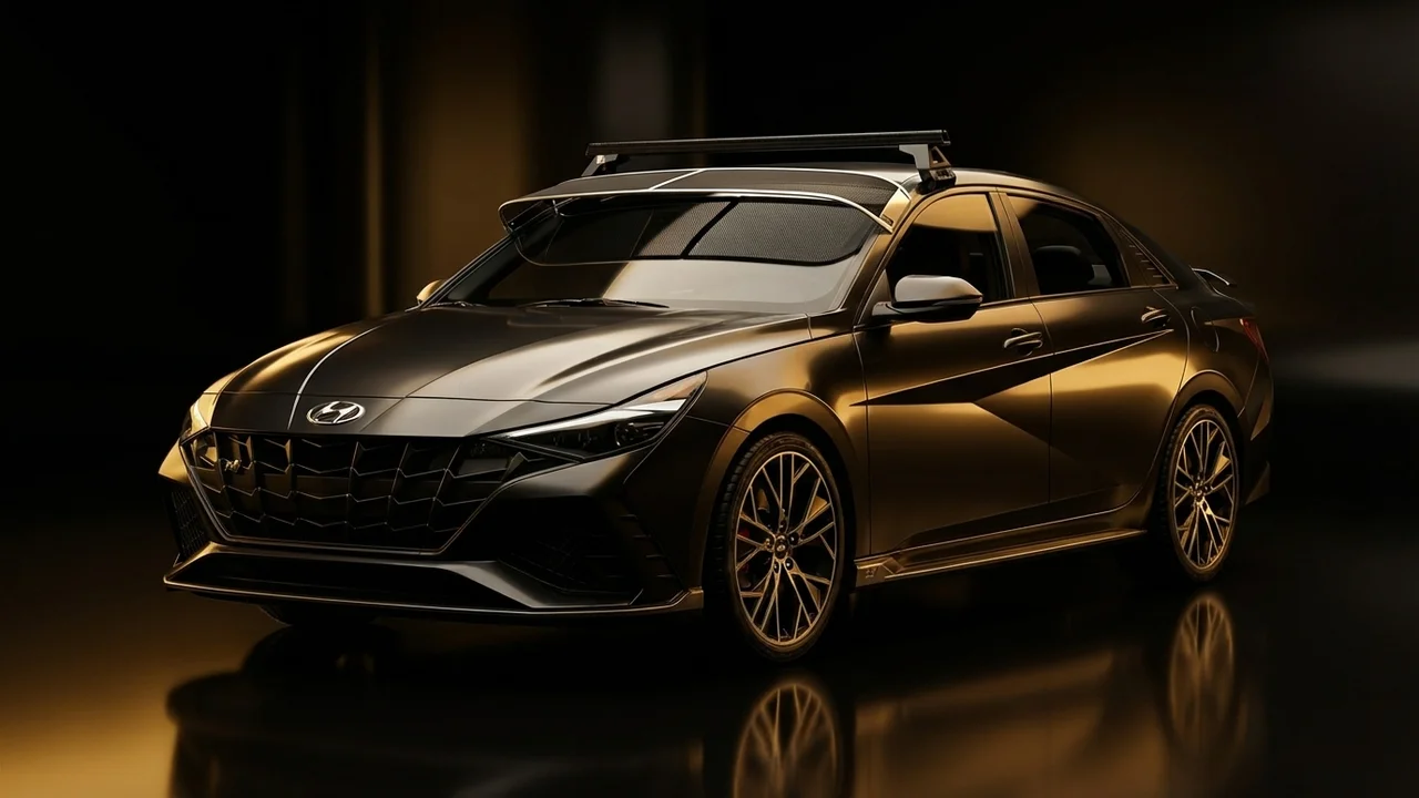 Hyundai Elantra N Car Windscreen Sunvisor - 1