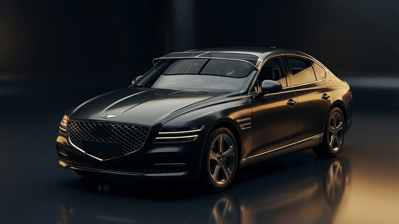 Hyundai Genesis Electrified G80 Car Windscreen Sunvisor - 1