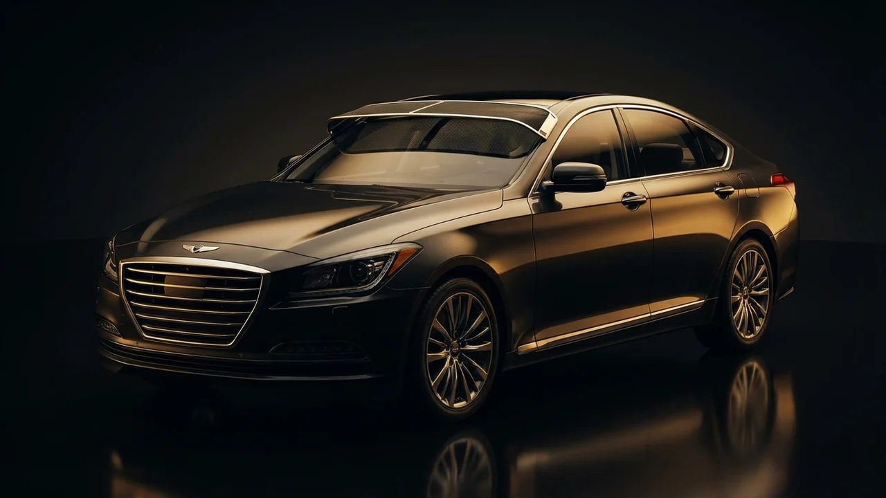 Hyundai Genesis Car Windscreen Sunvisor - 1