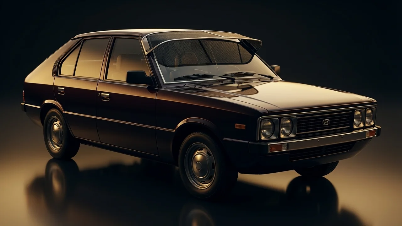 Hyundai Pony Car Windscreen Sunvisor - 1