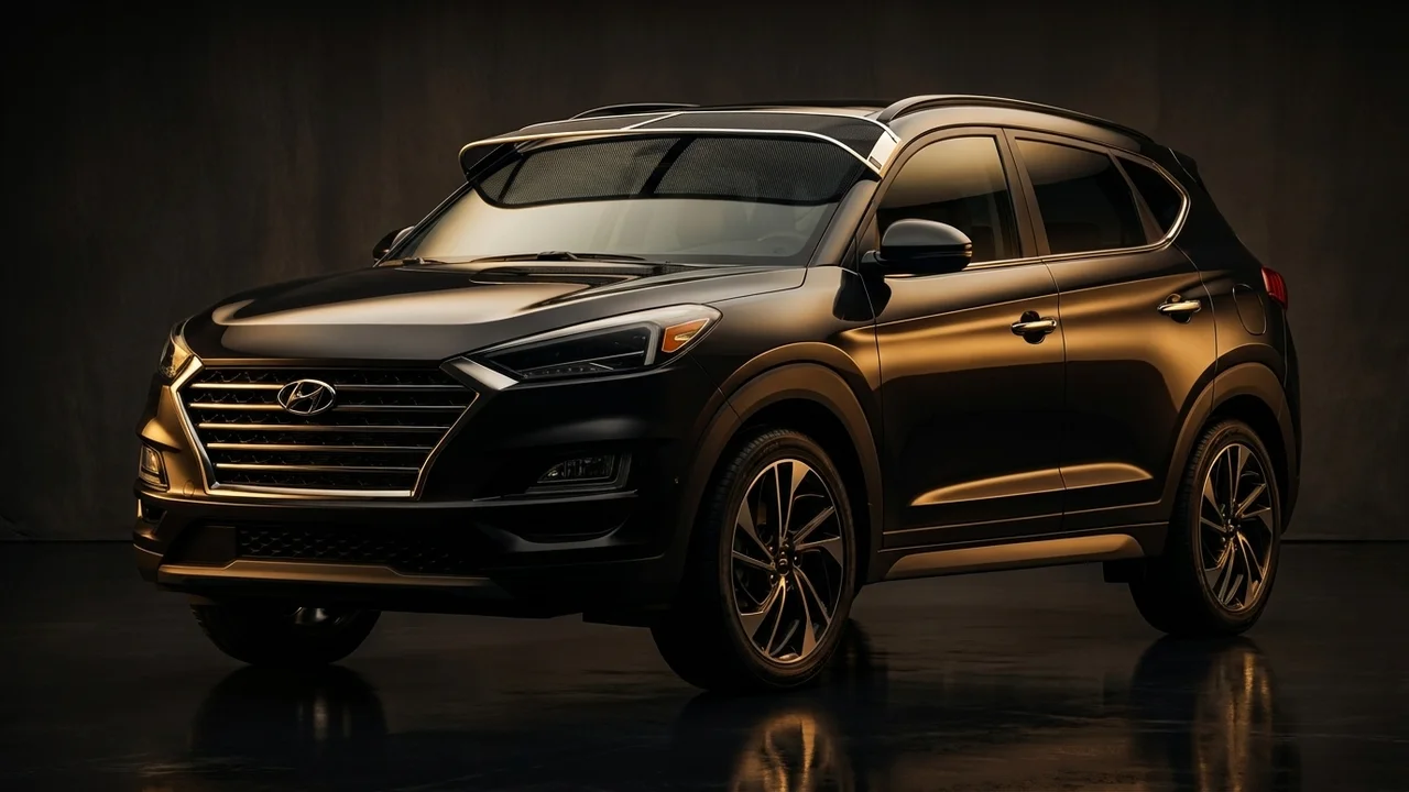 Hyundai Tucson Car Windscreen Sunvisor - 1