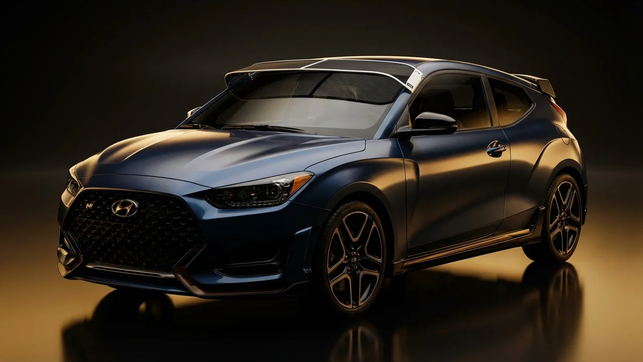 Hyundai Veloster N Car Windscreen Sunvisor - 1