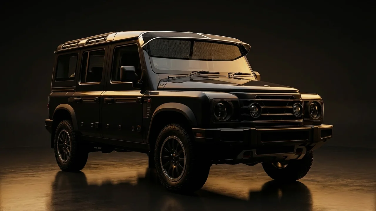 INEOS Grenadier Car Windscreen Sunvisor - 1