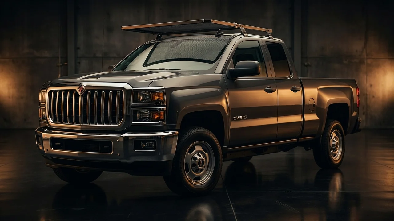 International CV515 Car Windscreen Sunvisor - 1