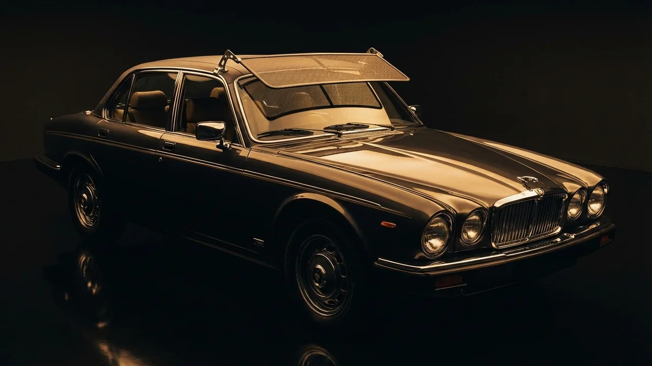 Jaguar Vanden Plas Car Windscreen Sunvisor - 1