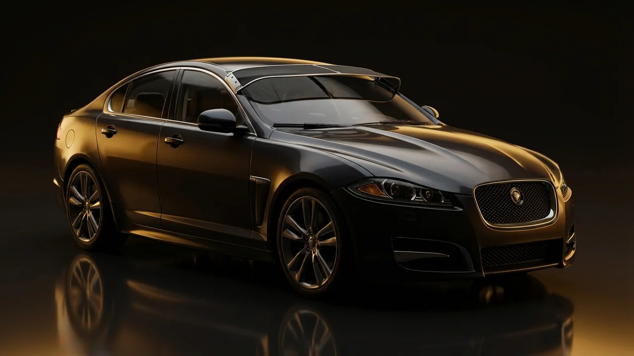 Jaguar XFR Car Windscreen Sunvisor - 1