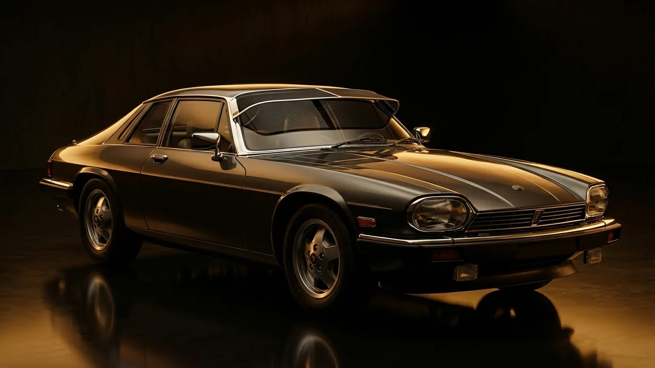 Jaguar XJRS Car Windscreen Sunvisor - 1