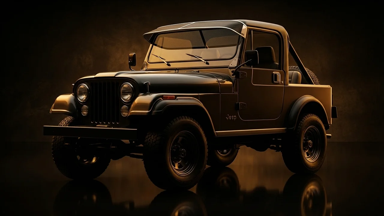 Jeep CJ5 Car Windscreen Sunvisor - 1