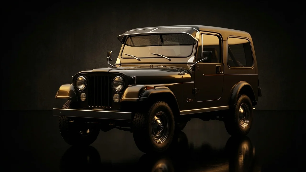 Jeep CJ6 Car Windscreen Sunvisor - 1