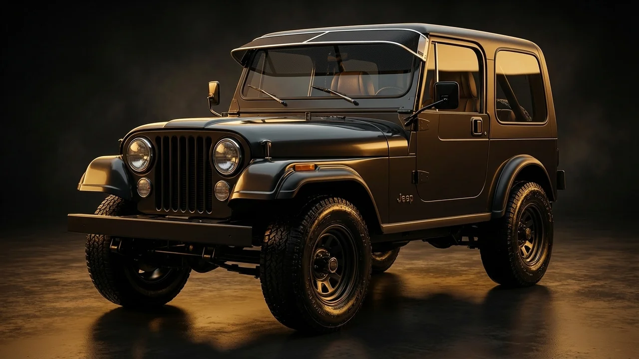 Jeep CJ7 Car Windscreen Sunvisor - 1