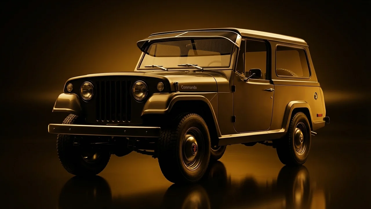 Jeep Commando Car Windscreen Sunvisor - 1