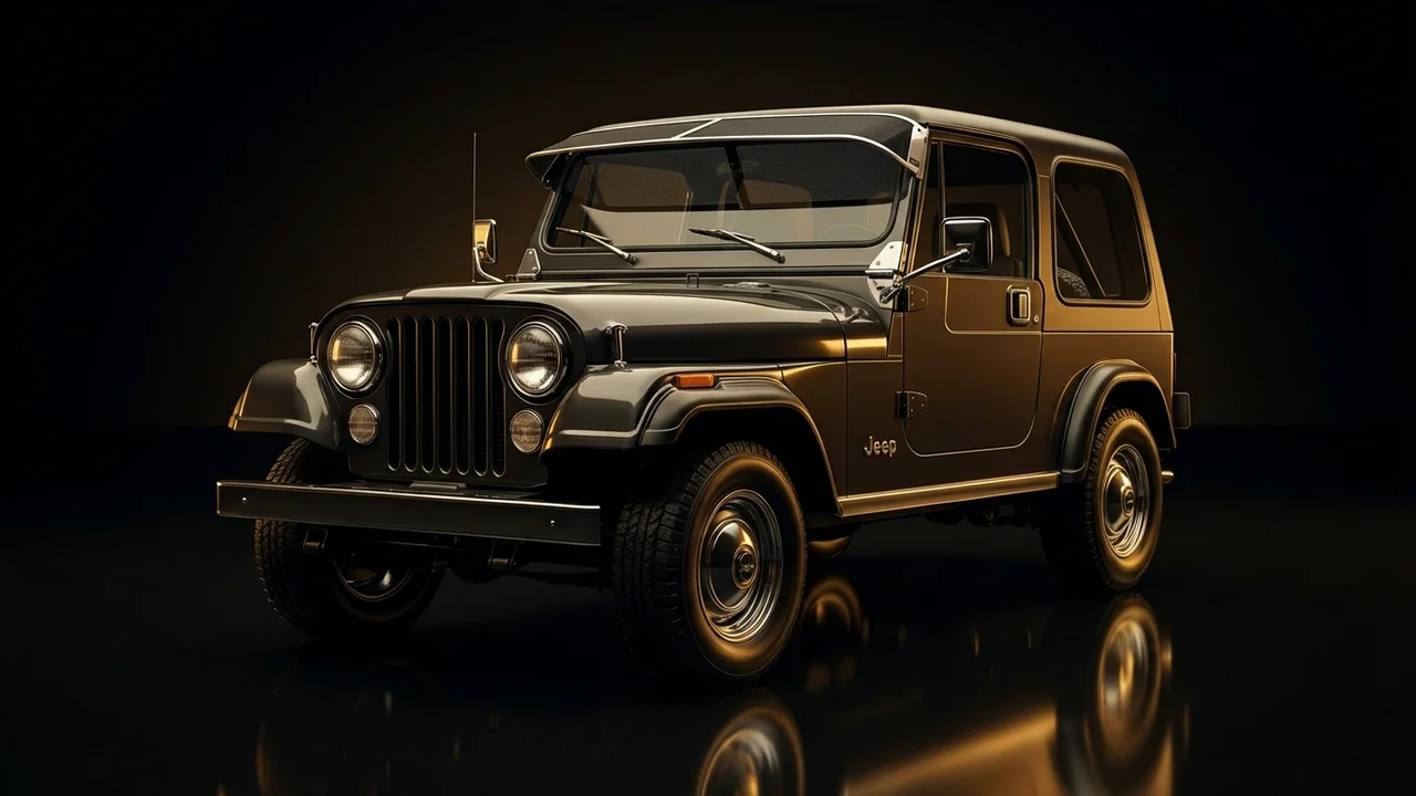 Jeep Jeepster Car Windscreen Sunvisor - 1