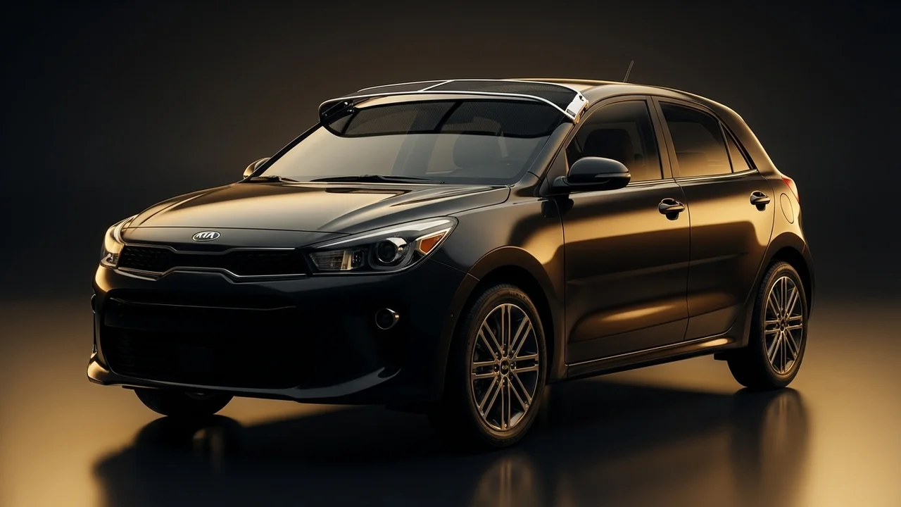 Kia Rio5 Car Windscreen Sunvisor - 1