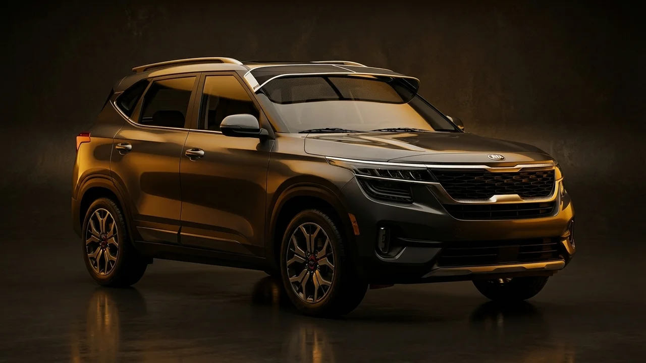 Kia Seltos Car Windscreen Sunvisor - 1