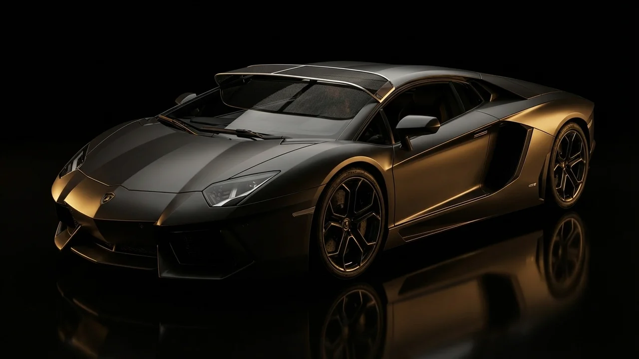 Lamborghini Aventador Car Windscreen Sunvisor - 1