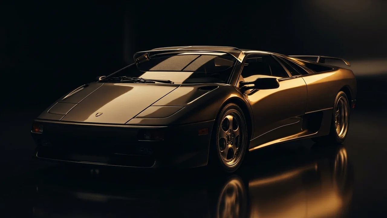 Lamborghini Diablo Car Windscreen Sunvisor - 1