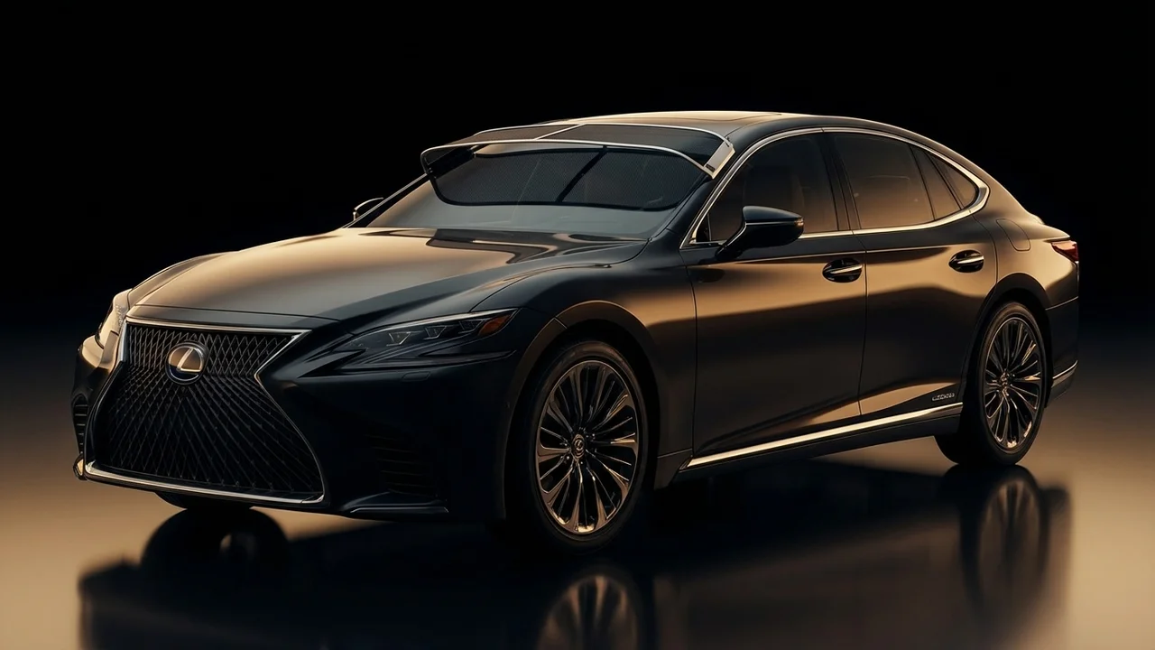 Lexus LS500h Car Windscreen Sunvisor - 1