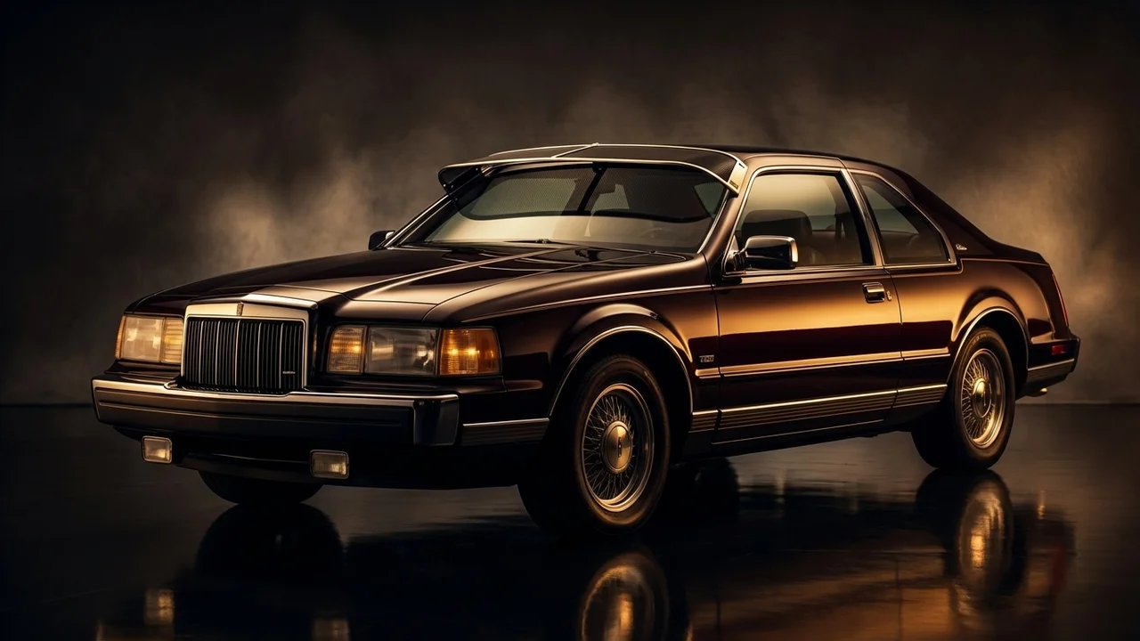 Lincoln Mark VII Car Windscreen Sunvisor - 1