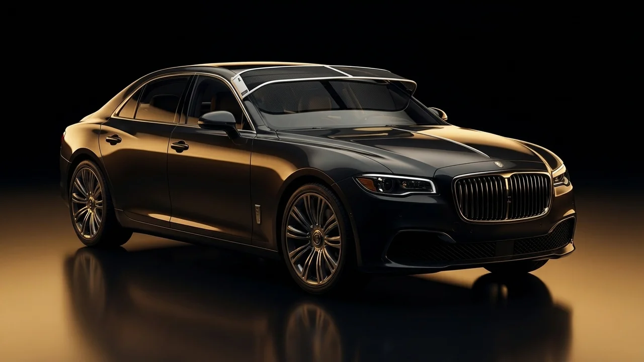 Mack LC Car Windscreen Sunvisor - 1