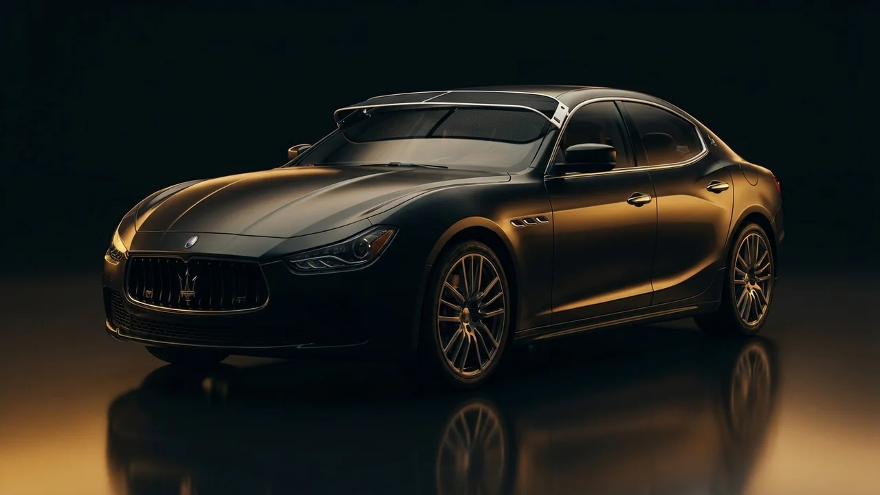 Maserati Ghibli Car Windscreen Sunvisor - 1