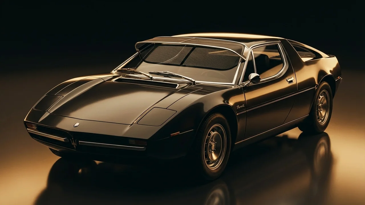 Maserati Merak Car Windscreen Sunvisor - 1