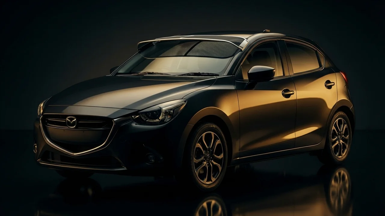 Mazda 2 Car Windscreen Sunvisor - 2