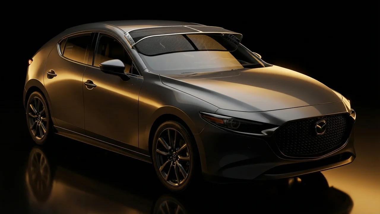 Mazda 3 Car Windscreen Sunvisor - 3