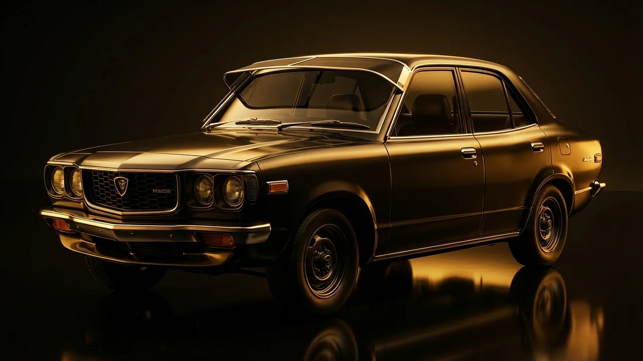 Mazda RX-3 Car Windscreen Sunvisor - 3