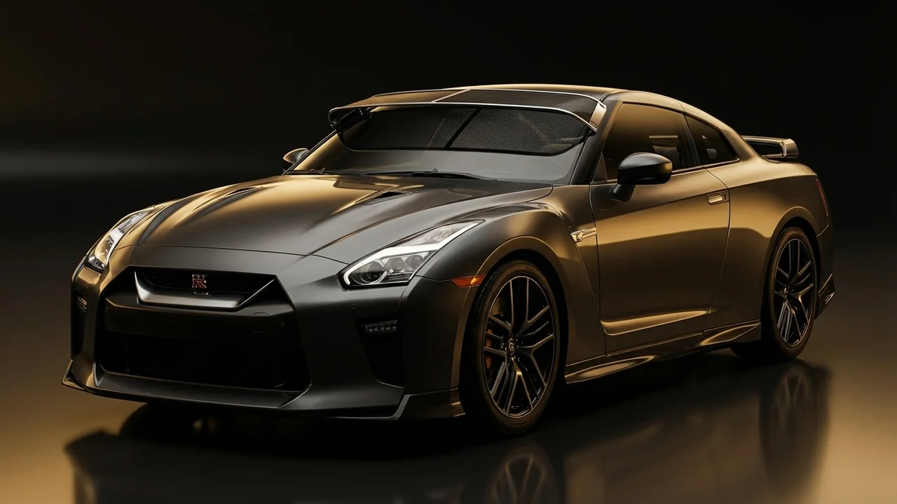 Nissan GT-R Car Windscreen Sunvisor - 1