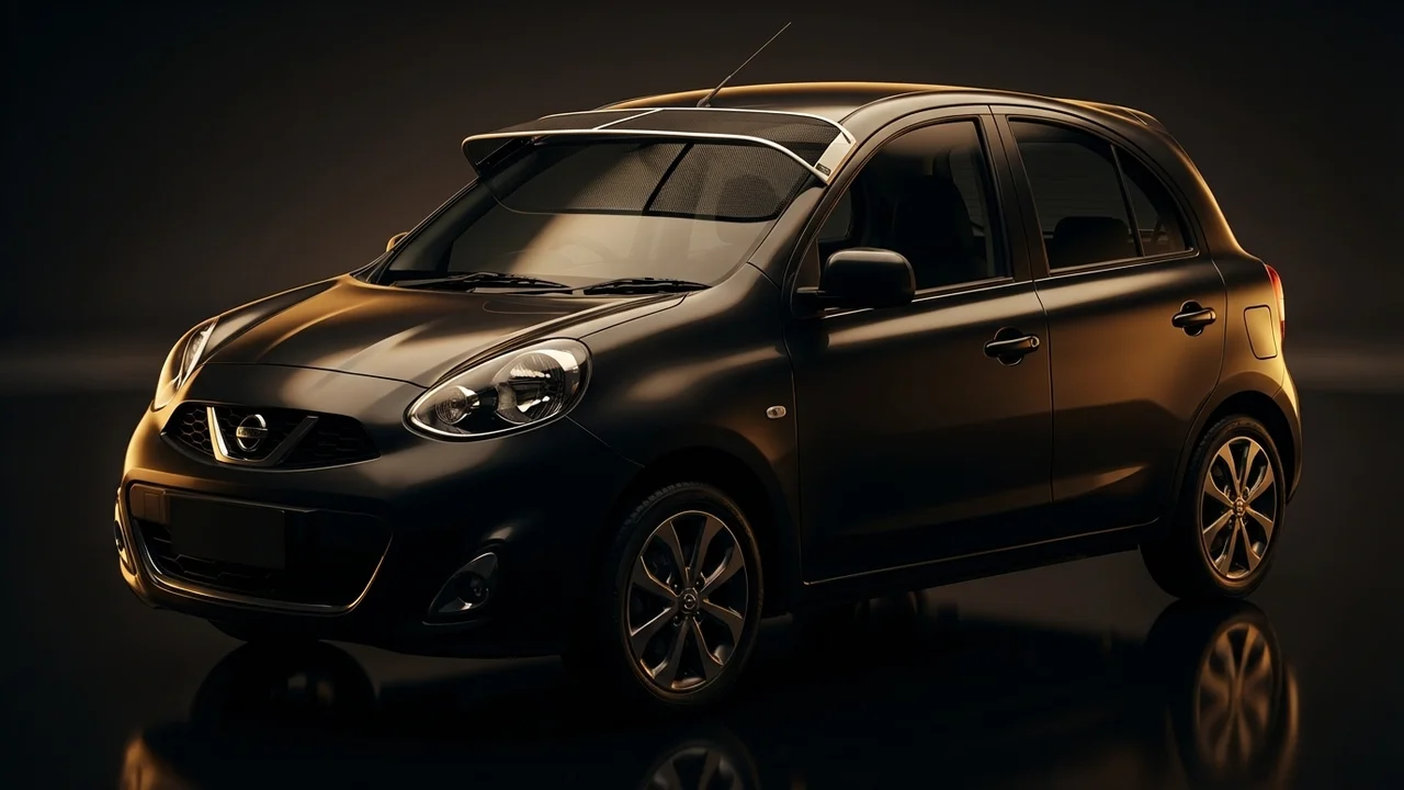 Nissan March Car Windscreen Sunvisor - 1