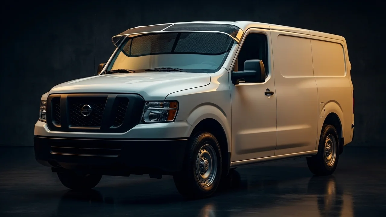 Nissan NV2500 Car Windscreen Sunvisor - 1