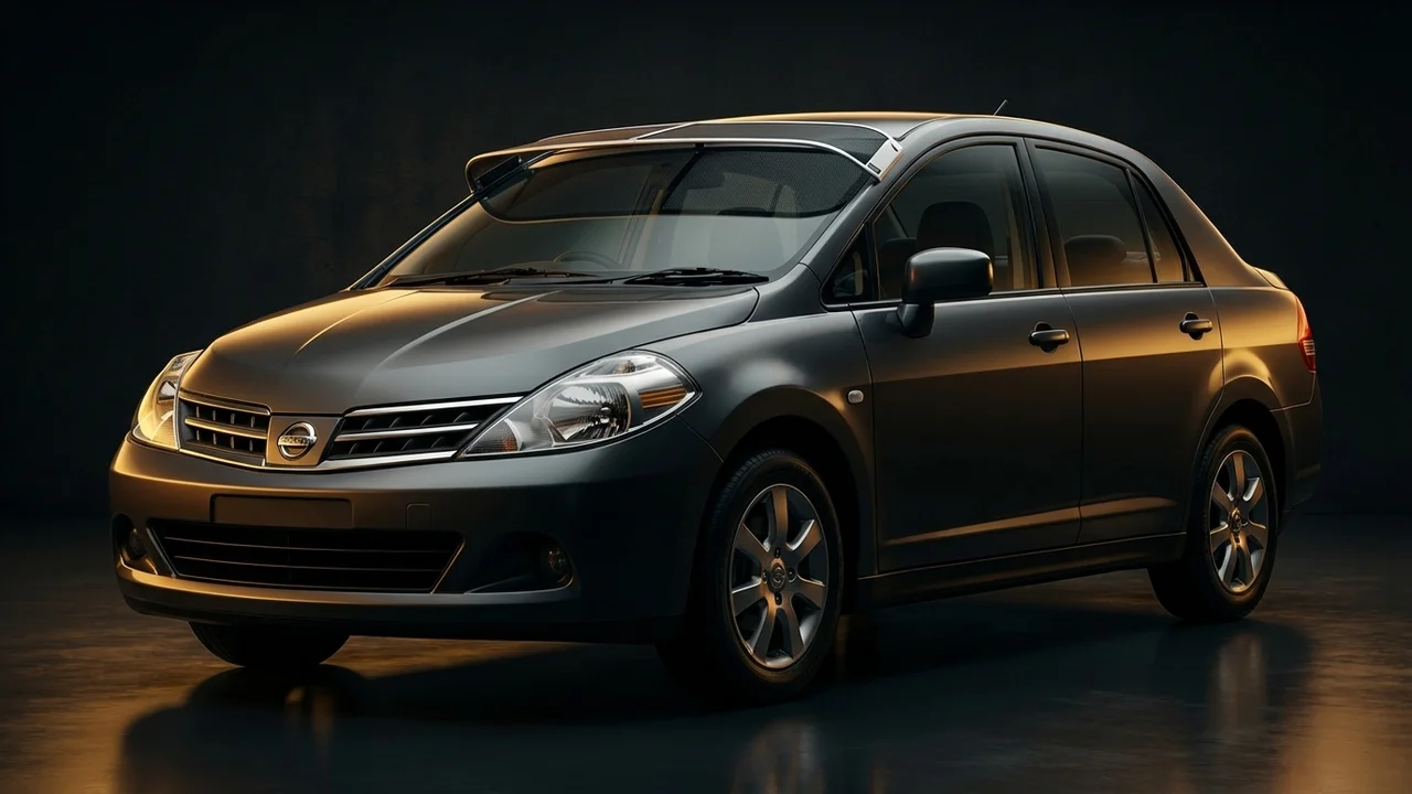 Nissan Tiida Car Windscreen Sunvisor - 1