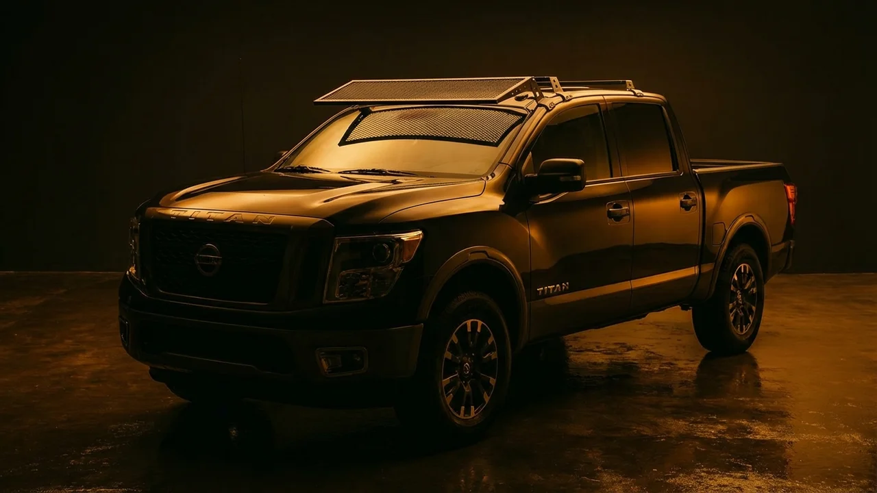 Nissan TITAN Car Windscreen Sunvisor - 1