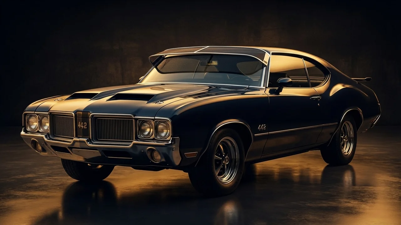 Oldsmobile 442 Car Windscreen Sunvisor - 442