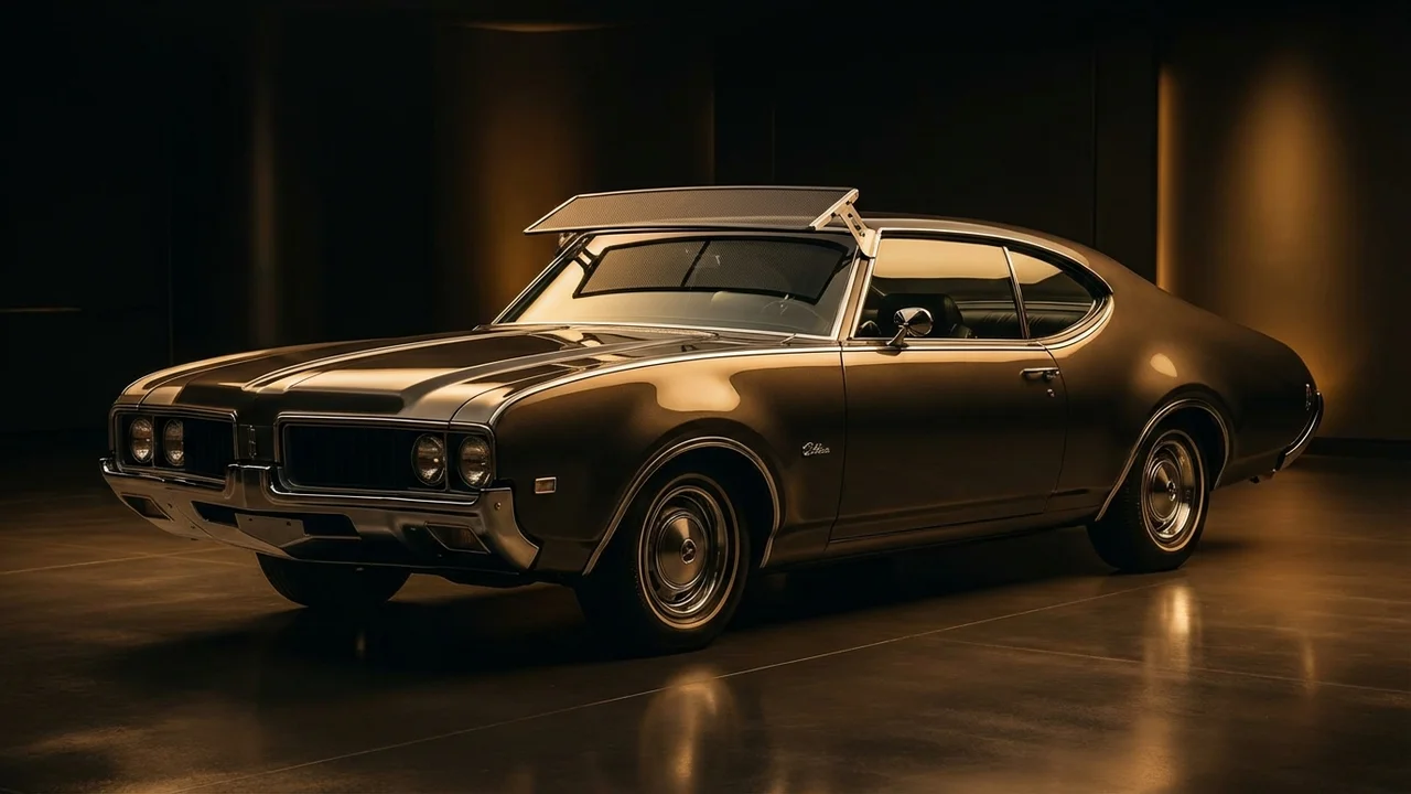 Oldsmobile Cutlass Calais Car Windscreen Sunvisor - 1