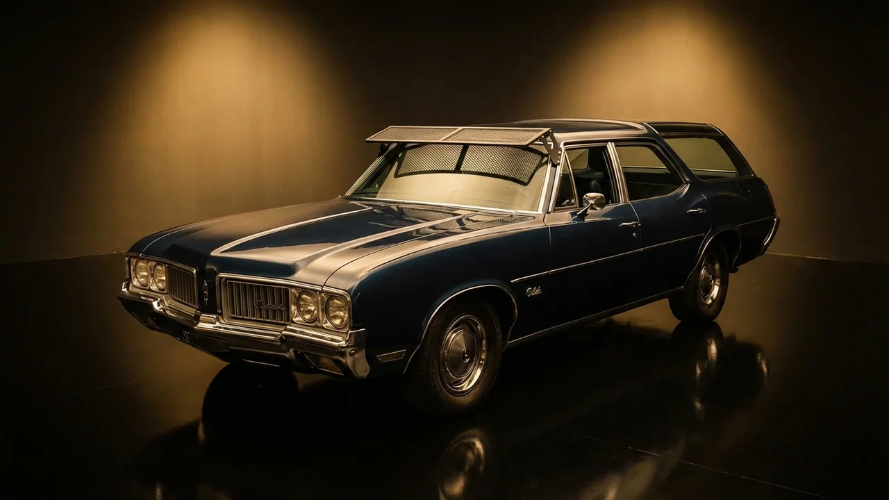 Oldsmobile Cutlass Cruiser Car Windscreen Sunvisor - 1