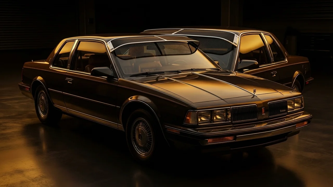 Oldsmobile Cutlass Tiara Car Windscreen Sunvisor - 1