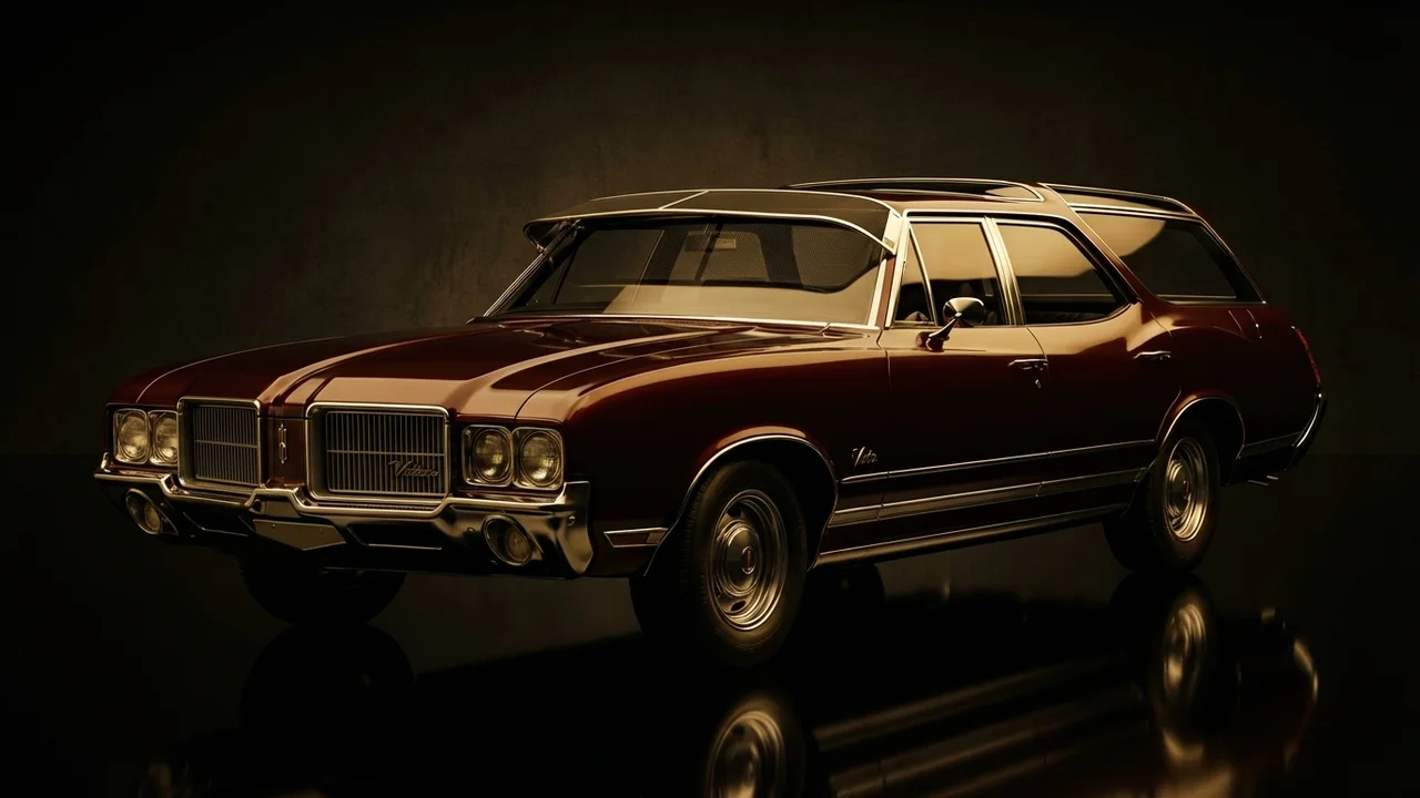 Oldsmobile Vista Cruiser Car Windscreen Sunvisor - 1