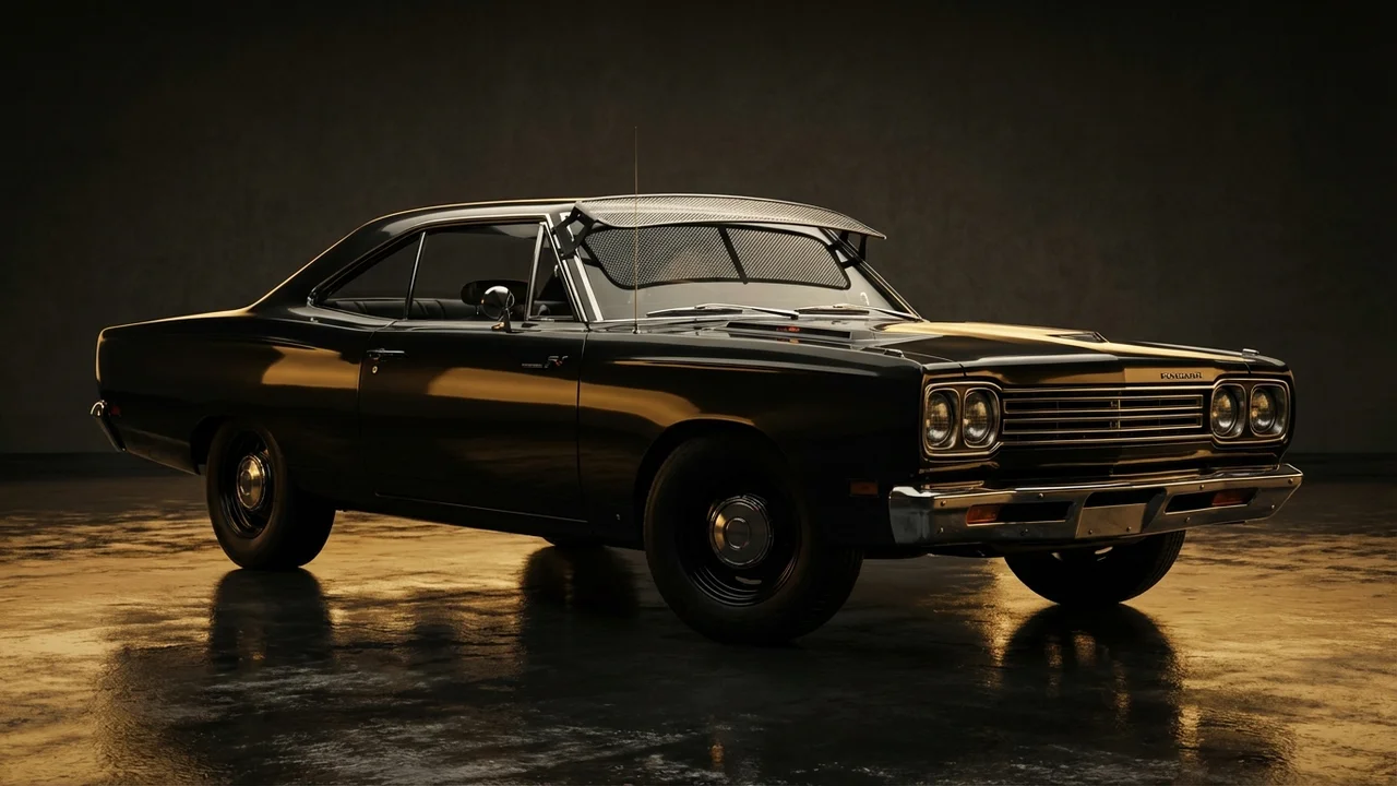 Plymouth GTX Car Windscreen Sunvisor - 1