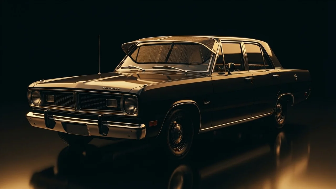 Plymouth Valiant Car Windscreen Sunvisor - 1