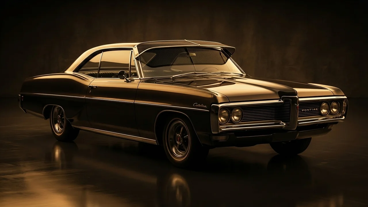 Pontiac Catalina Car Windscreen Sunvisor - 1