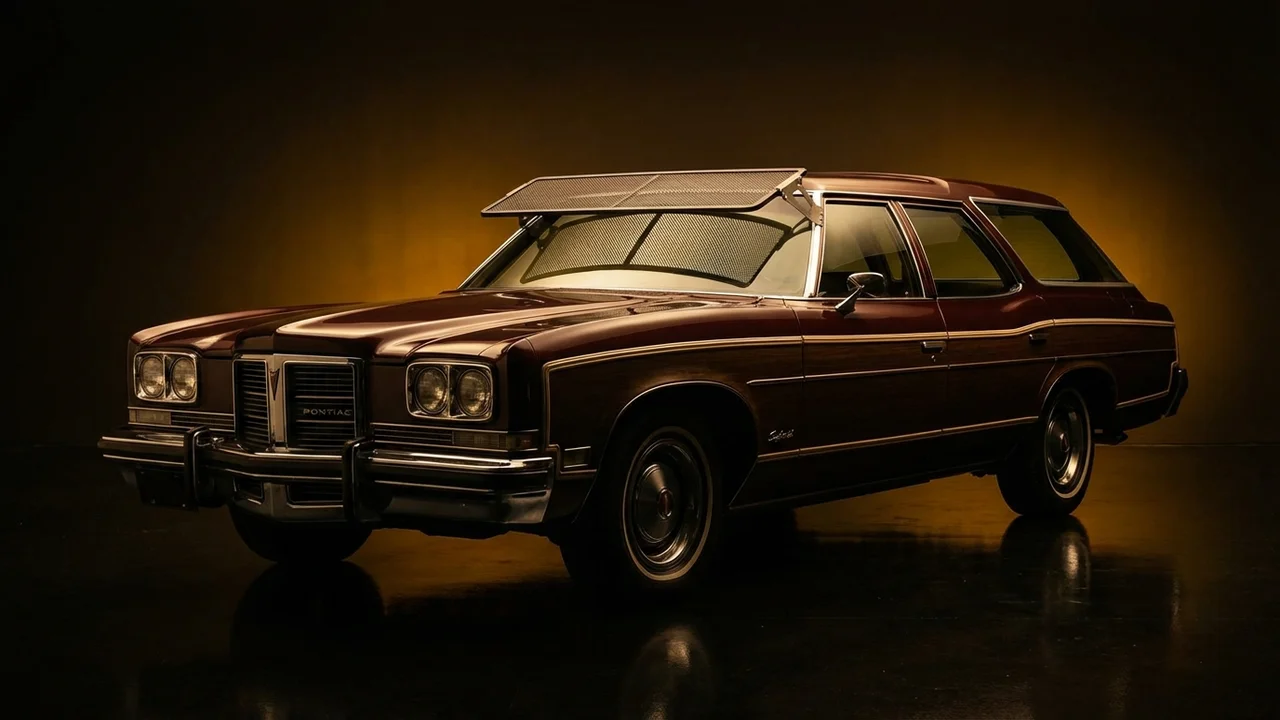 Pontiac Grand Safari Car Windscreen Sunvisor - 1