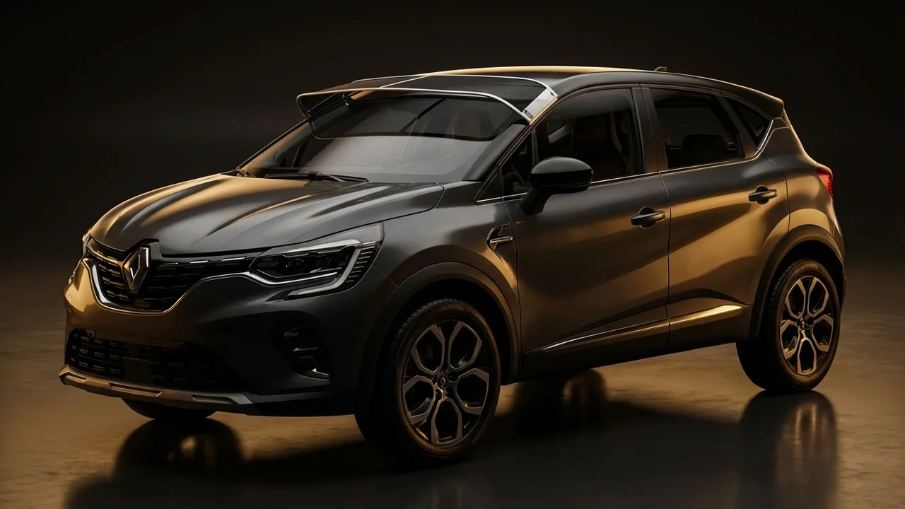 Renault Captur Car Windscreen Sunvisor - 1