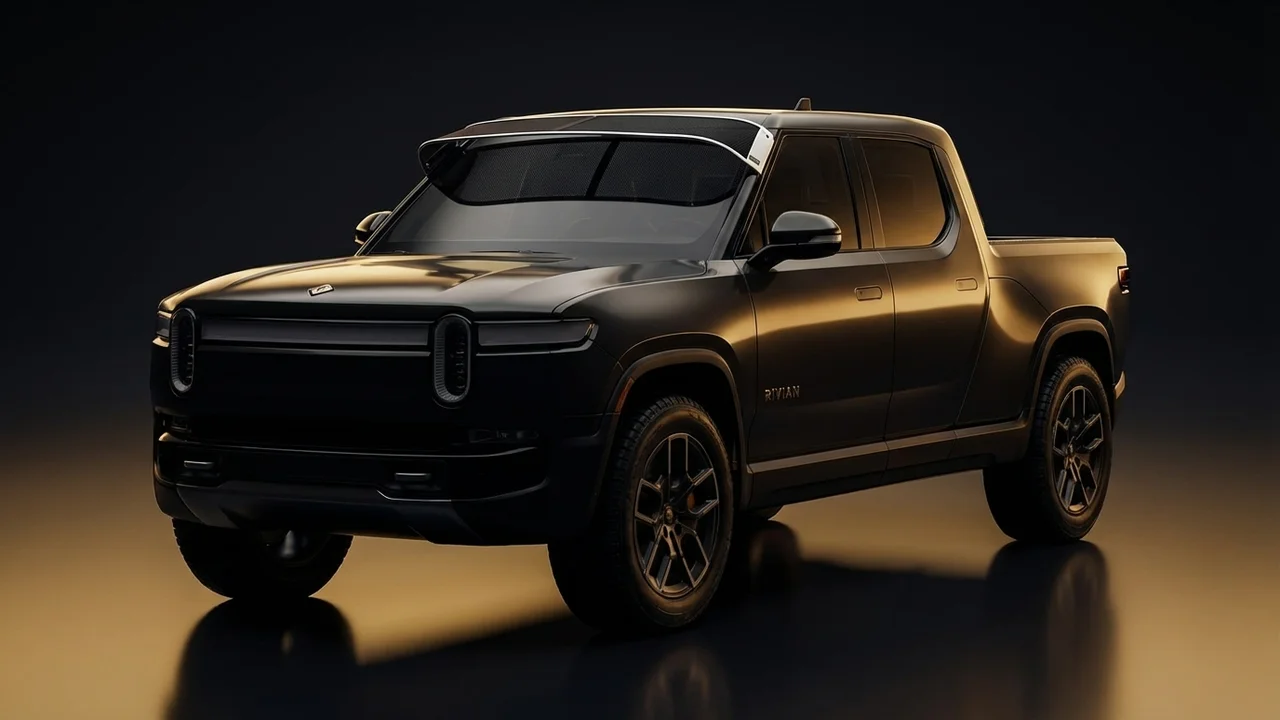 Rivian R1T Car Windscreen Sunvisor - 1